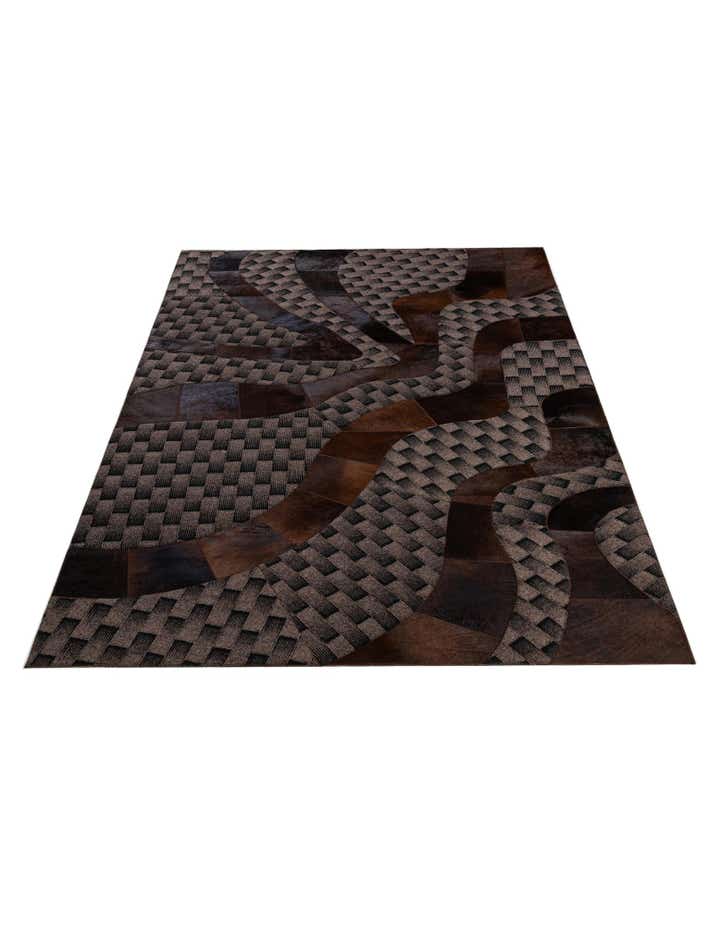 5' x 8' 1 Cowhide - Patchwork Rug