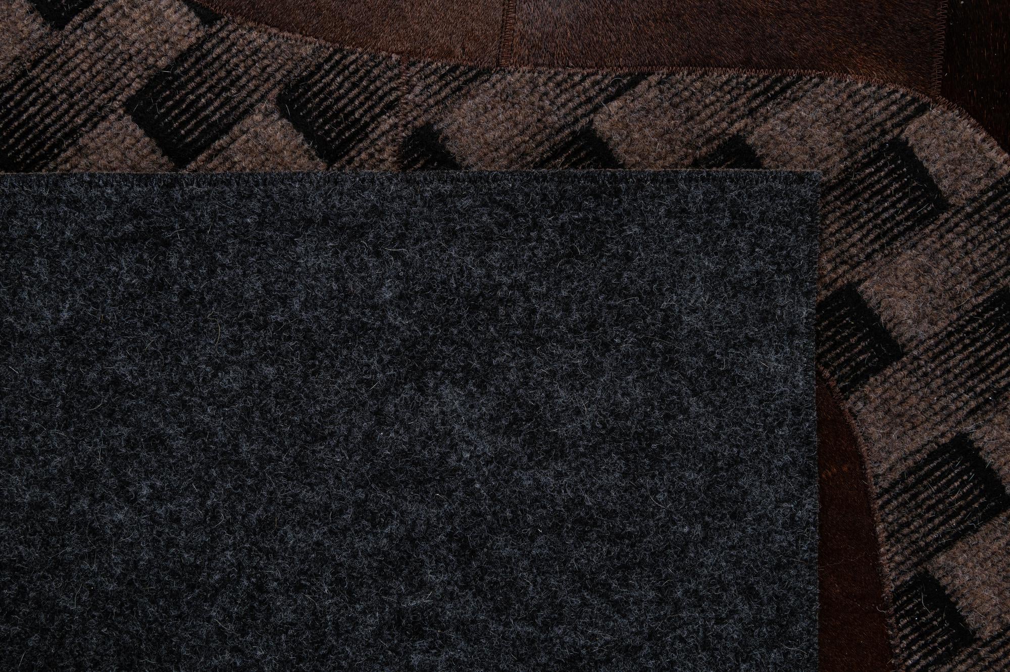 5' x 8' 1 Cowhide - Patchwork Rug