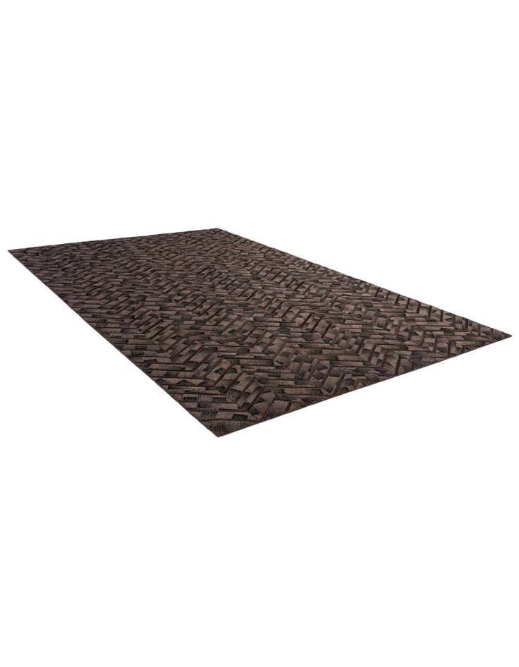 Detail image of 4' 11 x 7' 11 Cowhide - Patchwork Rug