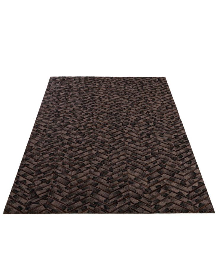 Detail image of 4' 11 x 7' 11 Cowhide - Patchwork Rug