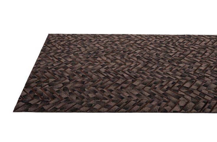 Detail image of 4' 11 x 7' 11 Cowhide - Patchwork Rug
