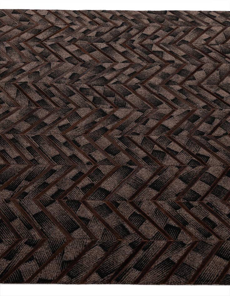 Detail image of 4' 11 x 7' 11 Cowhide - Patchwork Rug
