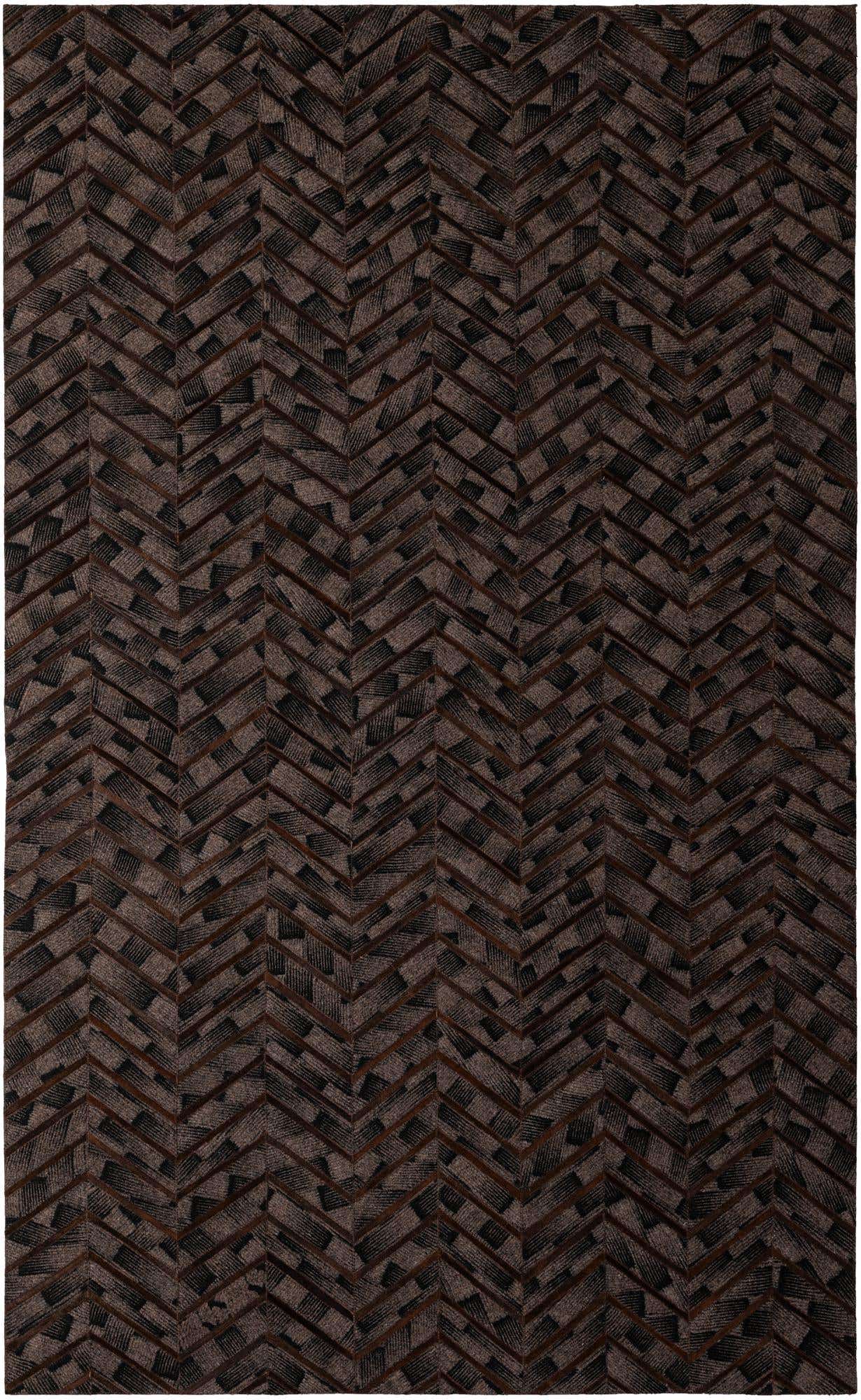 4' 11 x 7' 11 Cowhide - Patchwork Rug