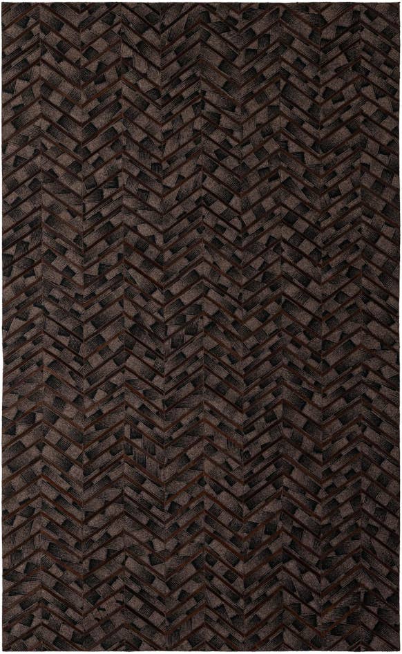 Detail image of 4' 11 x 7' 11 Cowhide - Patchwork Rug