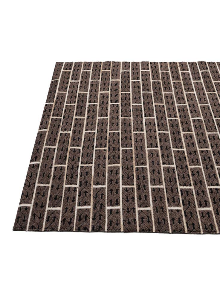 Detail image of 5' x 7' 8 Cowhide - Patchwork Rug