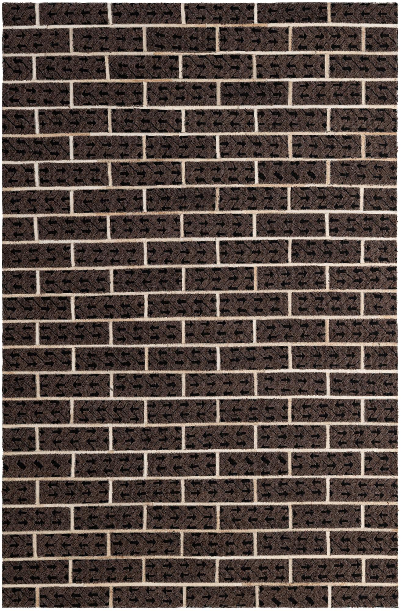 5' x 7' 8 Cowhide - Patchwork Rug