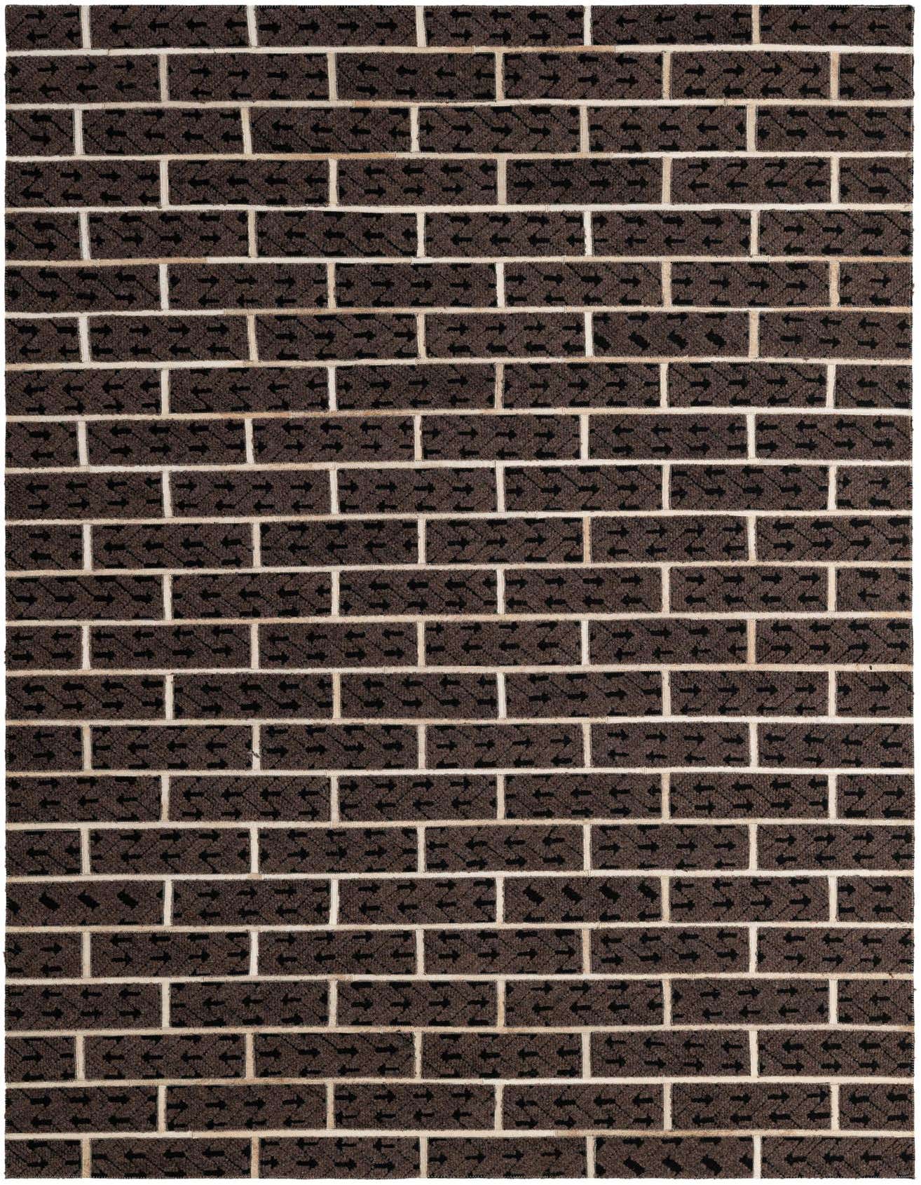 5' x 7' 8 Cowhide - Patchwork Rug