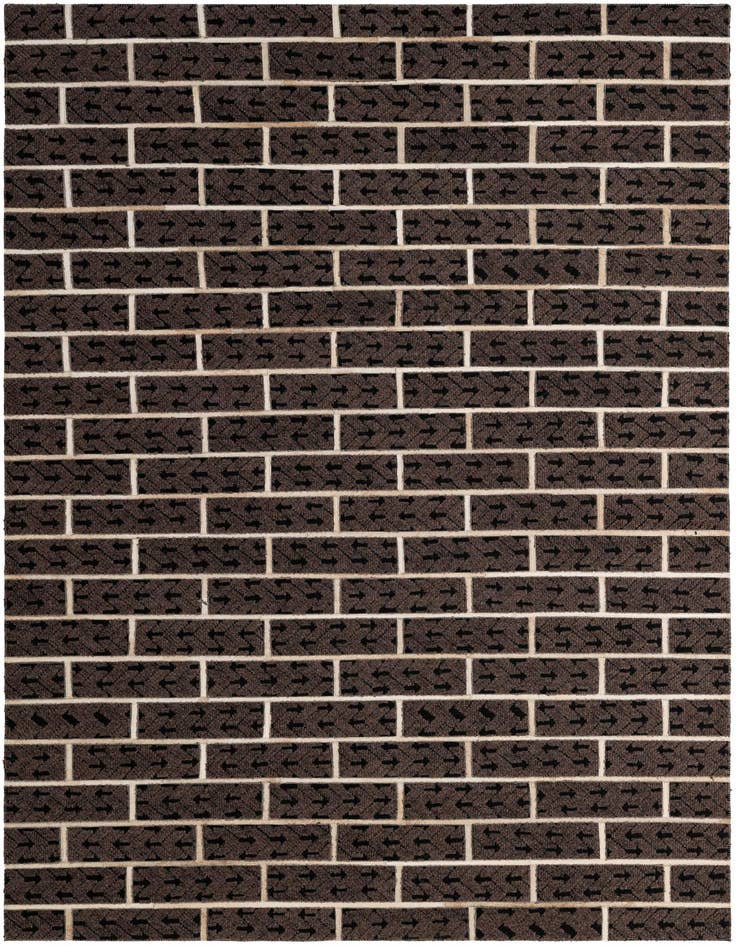 Detail image of 5' x 7' 8 Cowhide - Patchwork Rug