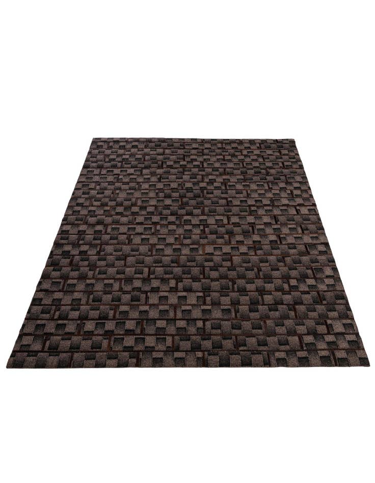 Detail image of 5' 1 x 7' 8 Cowhide - Patchwork Rug