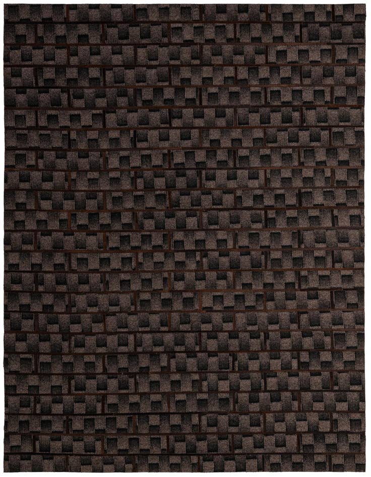 Detail image of 5' 1 x 7' 8 Cowhide - Patchwork Rug