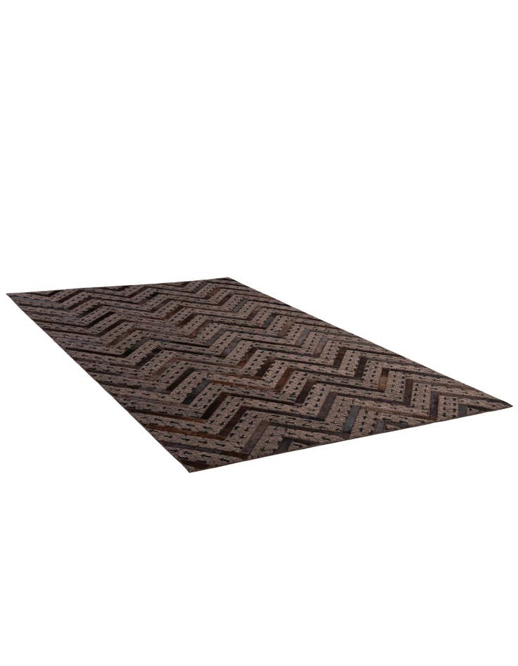 Detail image of 4' 11 x 7' 11 Cowhide - Patchwork Rug