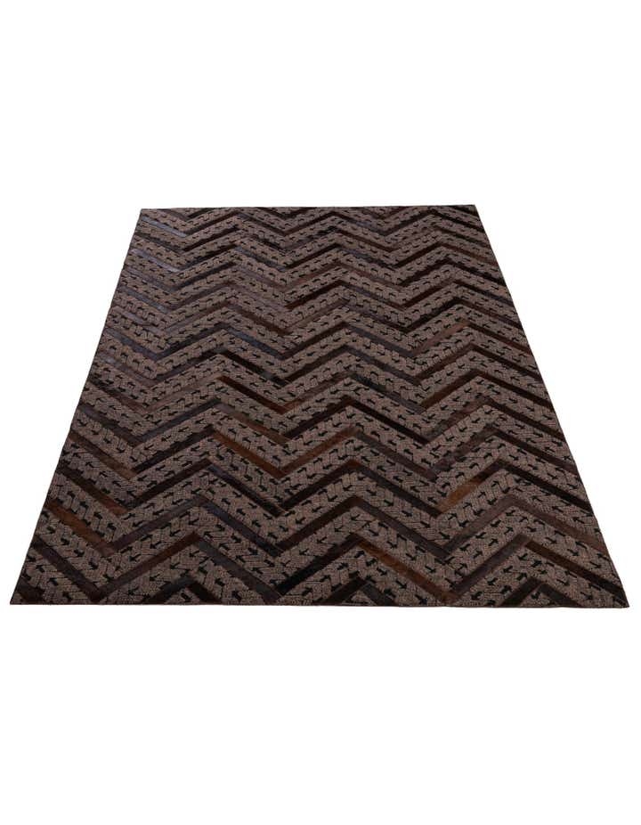 4' 11 x 7' 11 Cowhide - Patchwork Rug