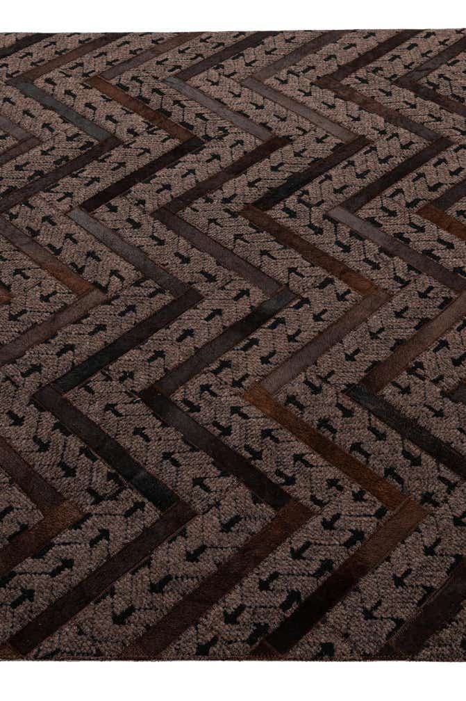 4' 11 x 7' 11 Cowhide - Patchwork Rug