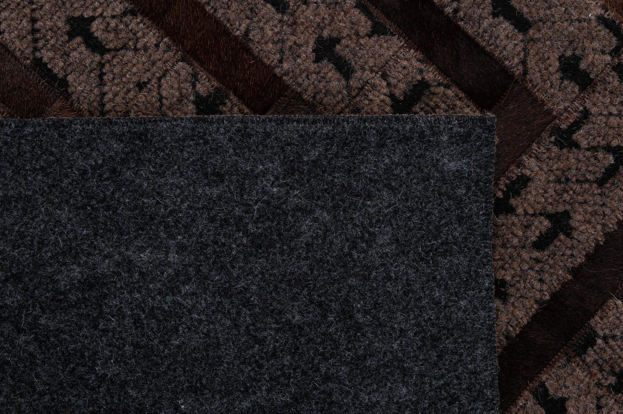 4' 11 x 7' 11 Cowhide - Patchwork Rug