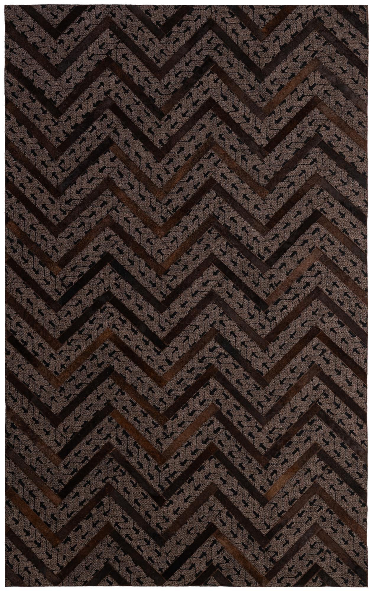4' 11 x 7' 11 Cowhide - Patchwork Rug