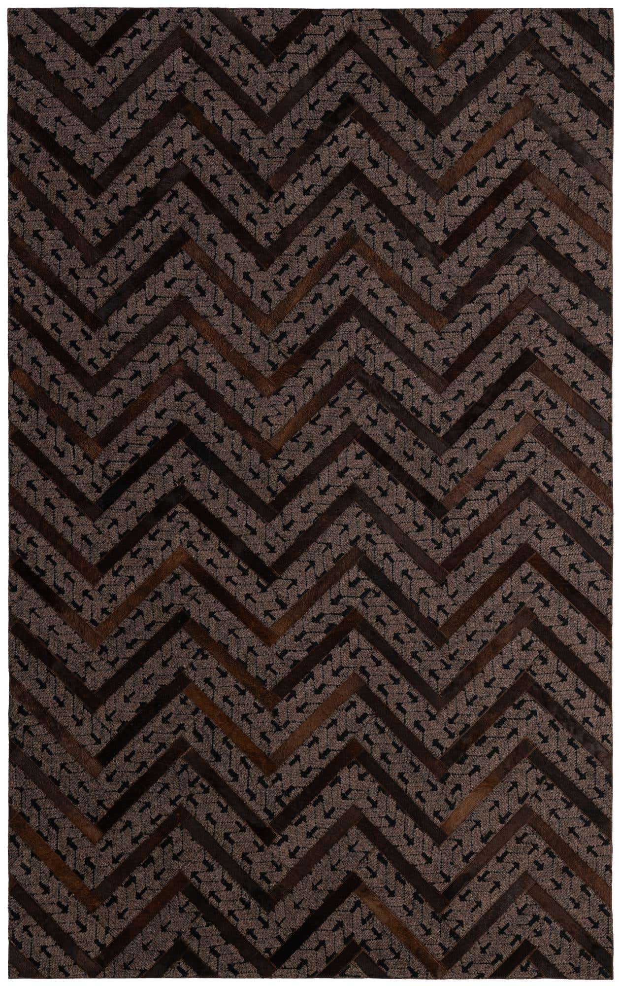 4' 11 x 7' 11 Cowhide - Patchwork Rug