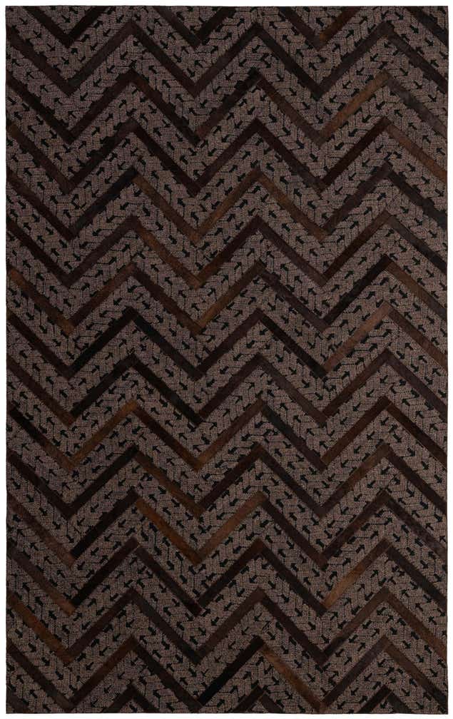 4' 11 x 7' 11 Cowhide - Patchwork Rug