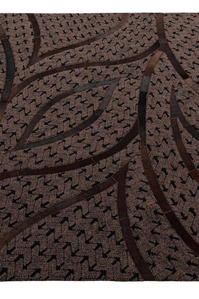 4' 11 x 8' 1 Cowhide - Patchwork Rug