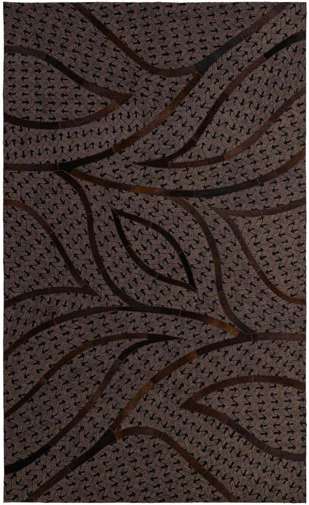 4' 11 x 8' 1 Cowhide - Patchwork Rug