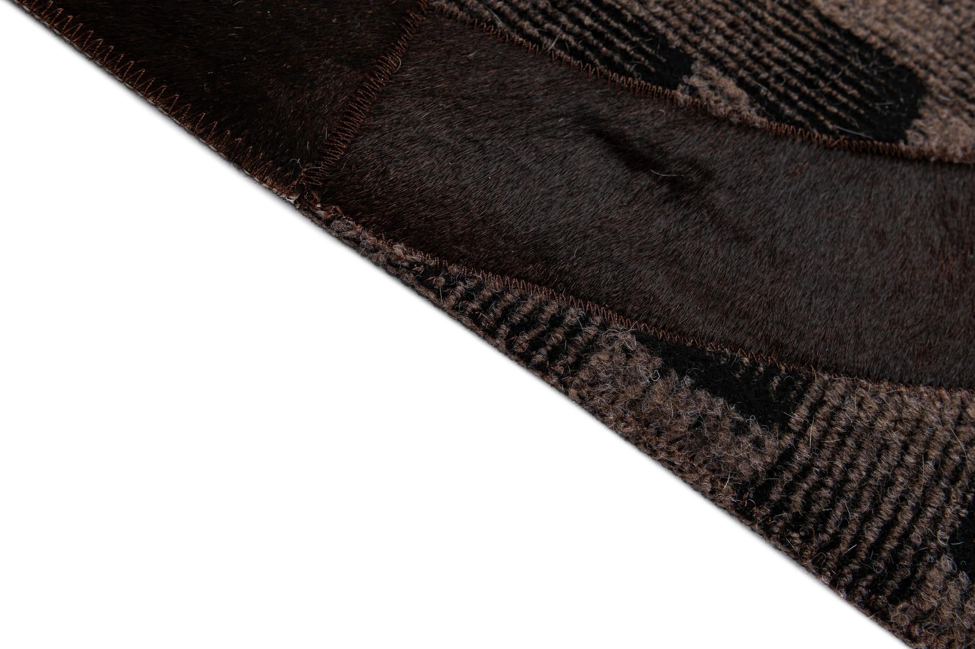 5' 1 x 7' 11 Cowhide - Patchwork Rug