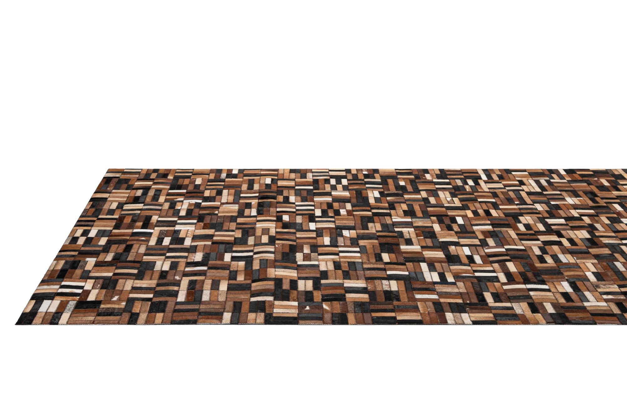 4' 11 x 7' 11 Cowhide - Patchwork Rug
