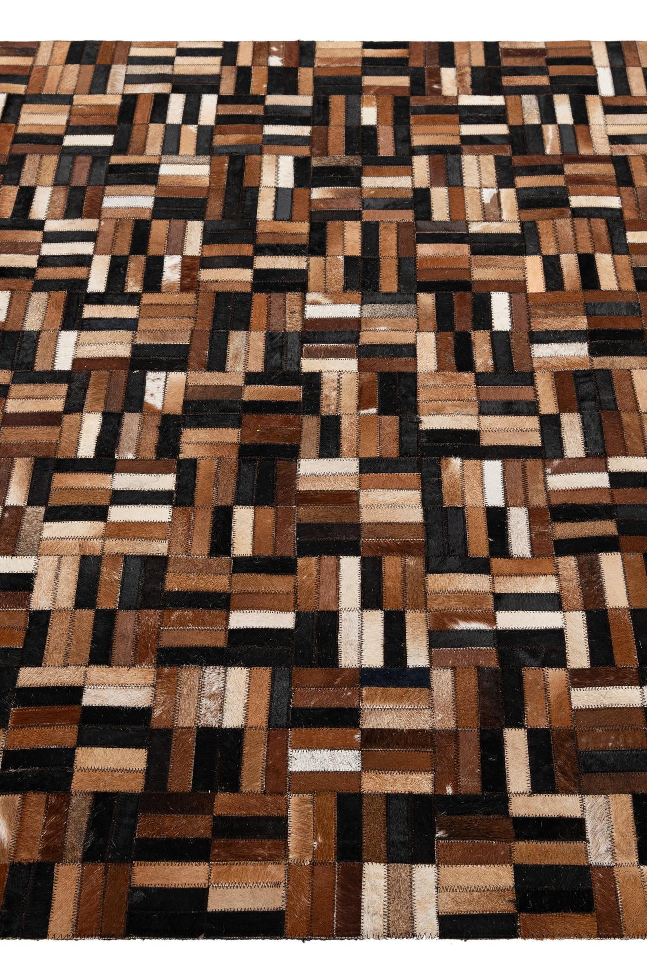 4' 11 x 7' 11 Cowhide - Patchwork Rug