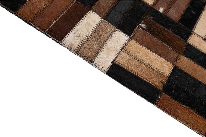 4' 11 x 7' 11 Cowhide - Patchwork Rug