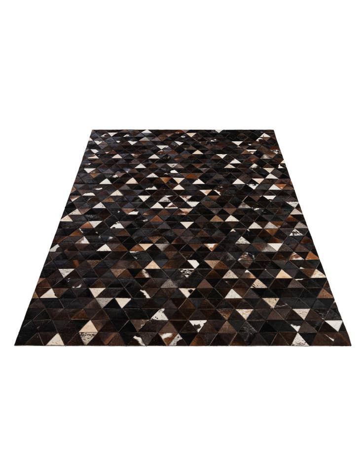 Detail image of 5' 1 x 8' Cowhide - Patchwork Rug