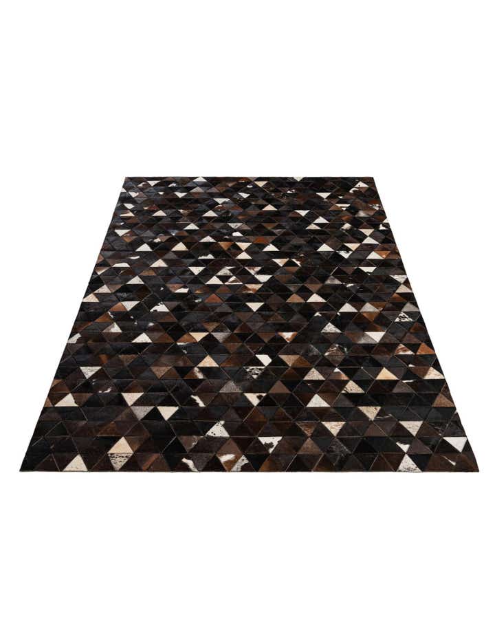 5' 1 x 8' Cowhide - Patchwork Rug