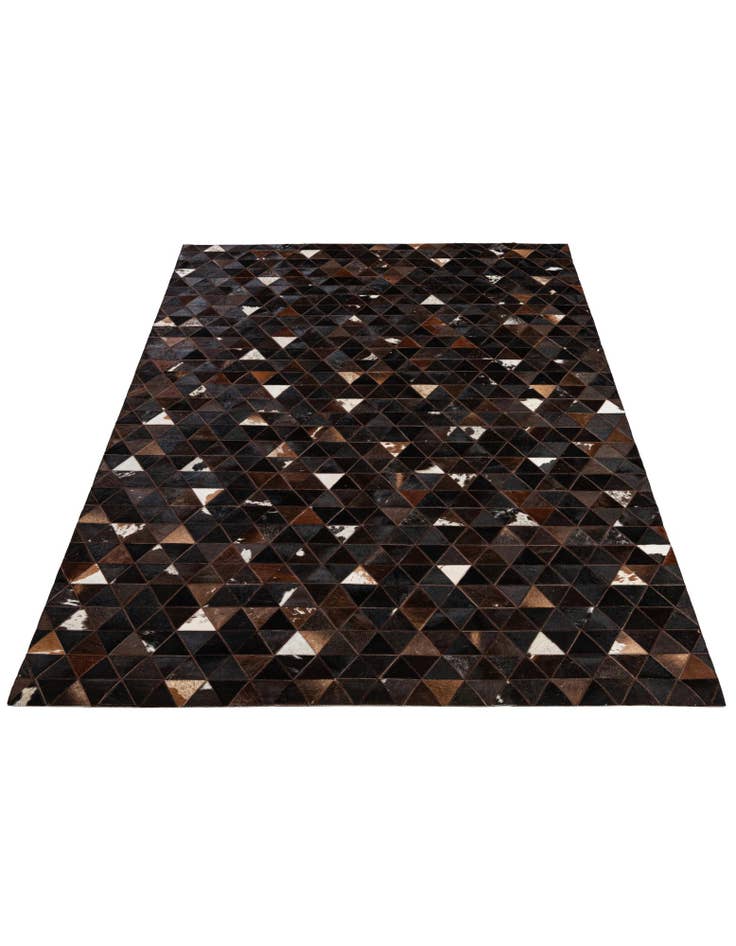 Detail image of 5' 1 x 7' 11 Cowhide - Patchwork Rug