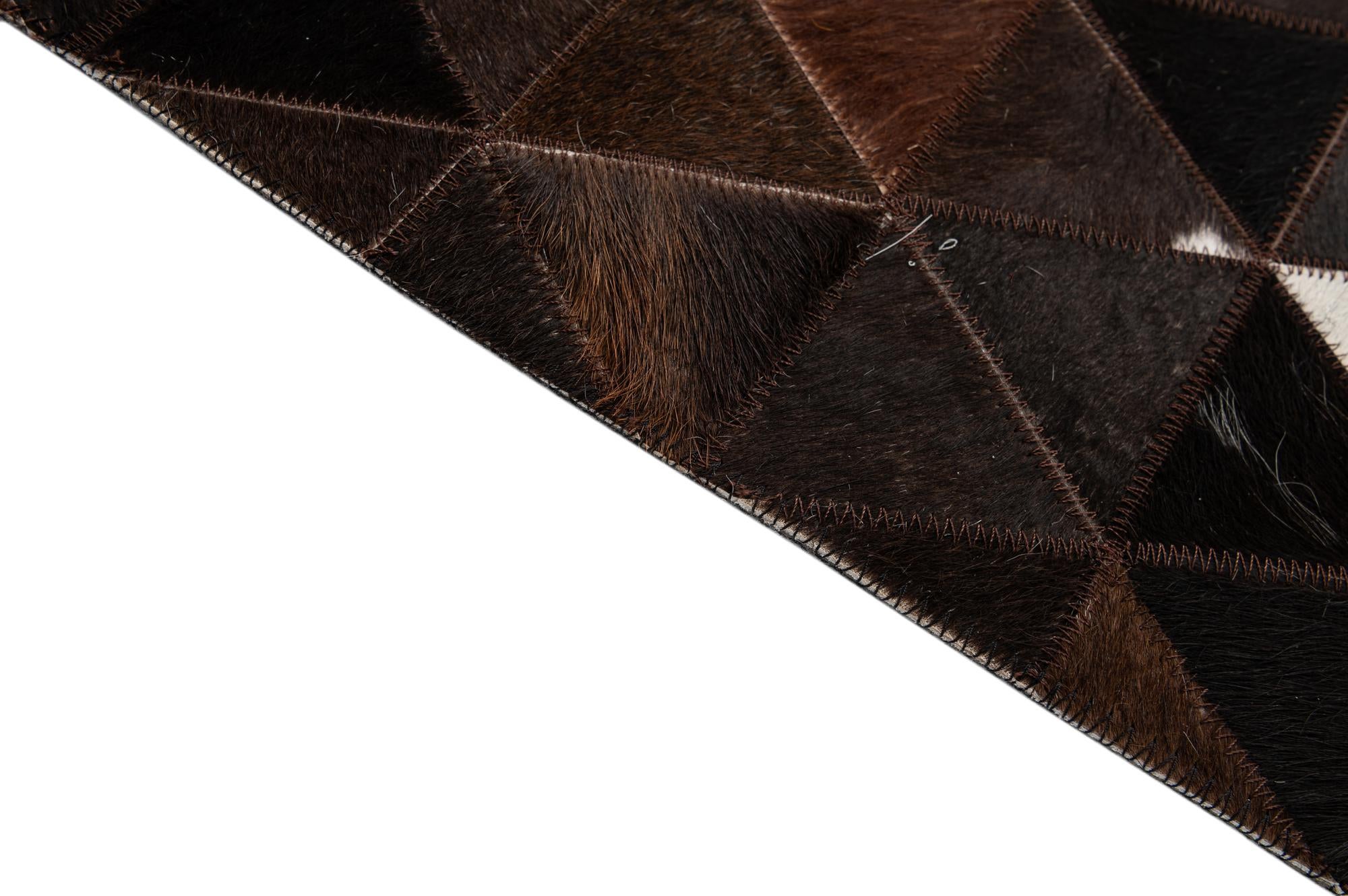 5' 1 x 7' 11 Cowhide - Patchwork Rug