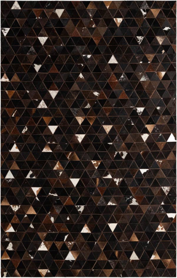 Detail image of 5' 1 x 7' 11 Cowhide - Patchwork Rug