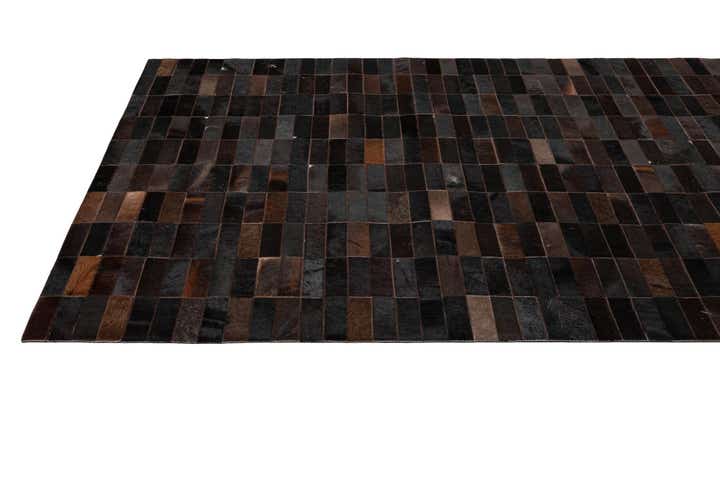 4' 11 x 8' 1 Cowhide - Patchwork Rug