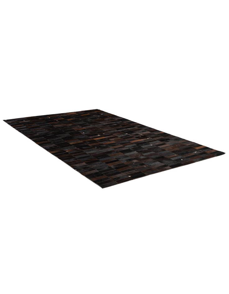 Detail image of 4' 11 x 8' Cowhide - Patchwork Rug