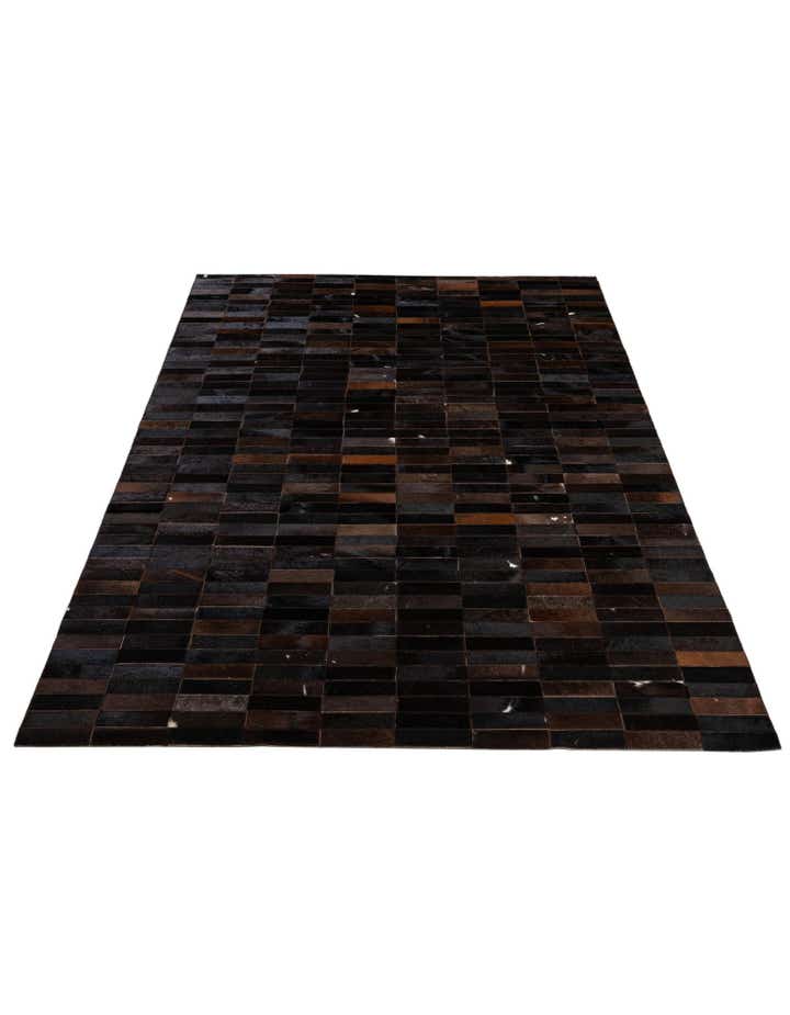 4' 11 x 8' Cowhide - Patchwork Rug