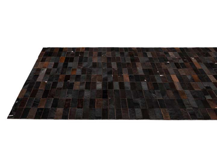 4' 11 x 8' Cowhide - Patchwork Rug