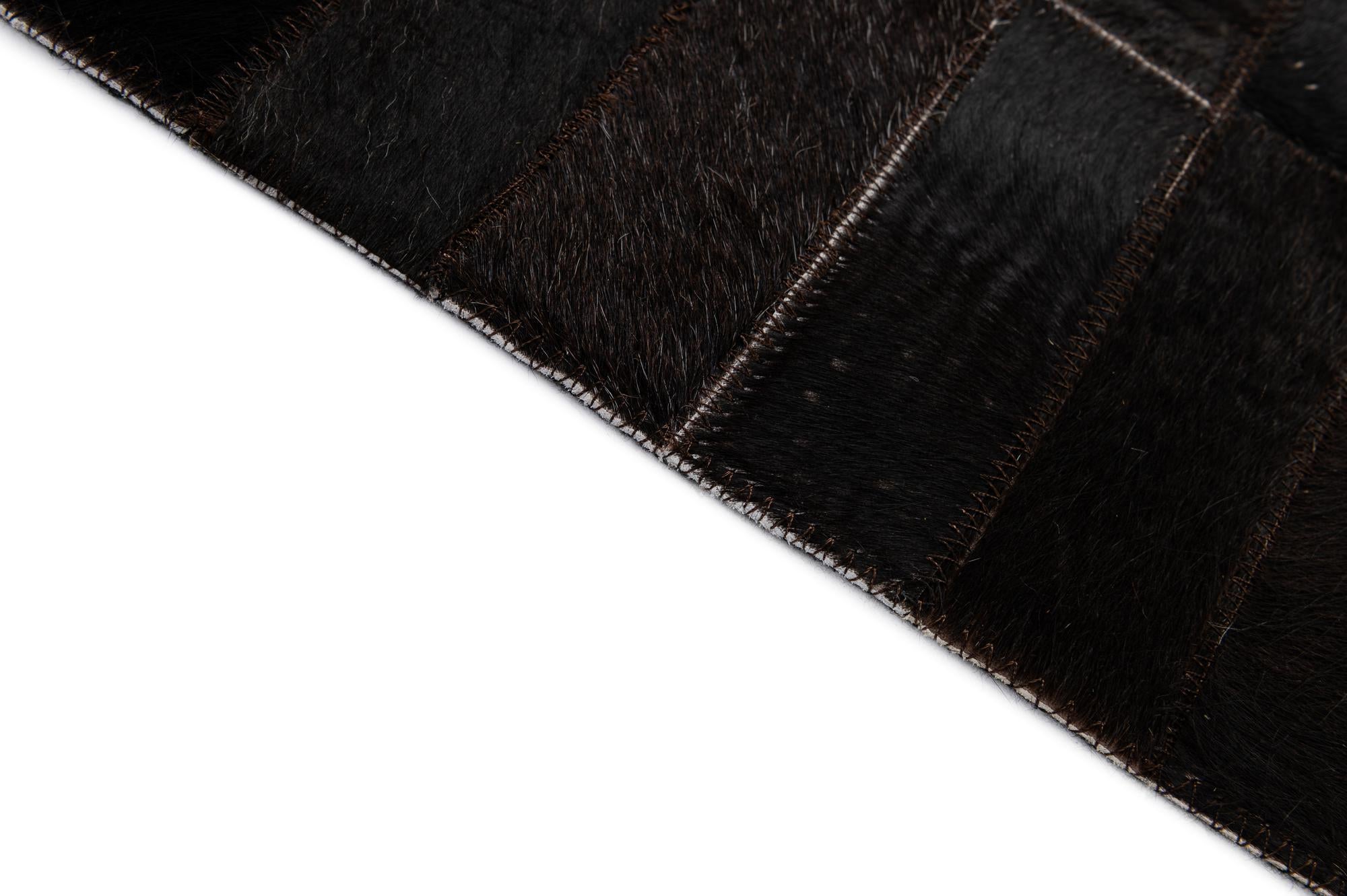 4' 11 x 8' Cowhide - Patchwork Rug