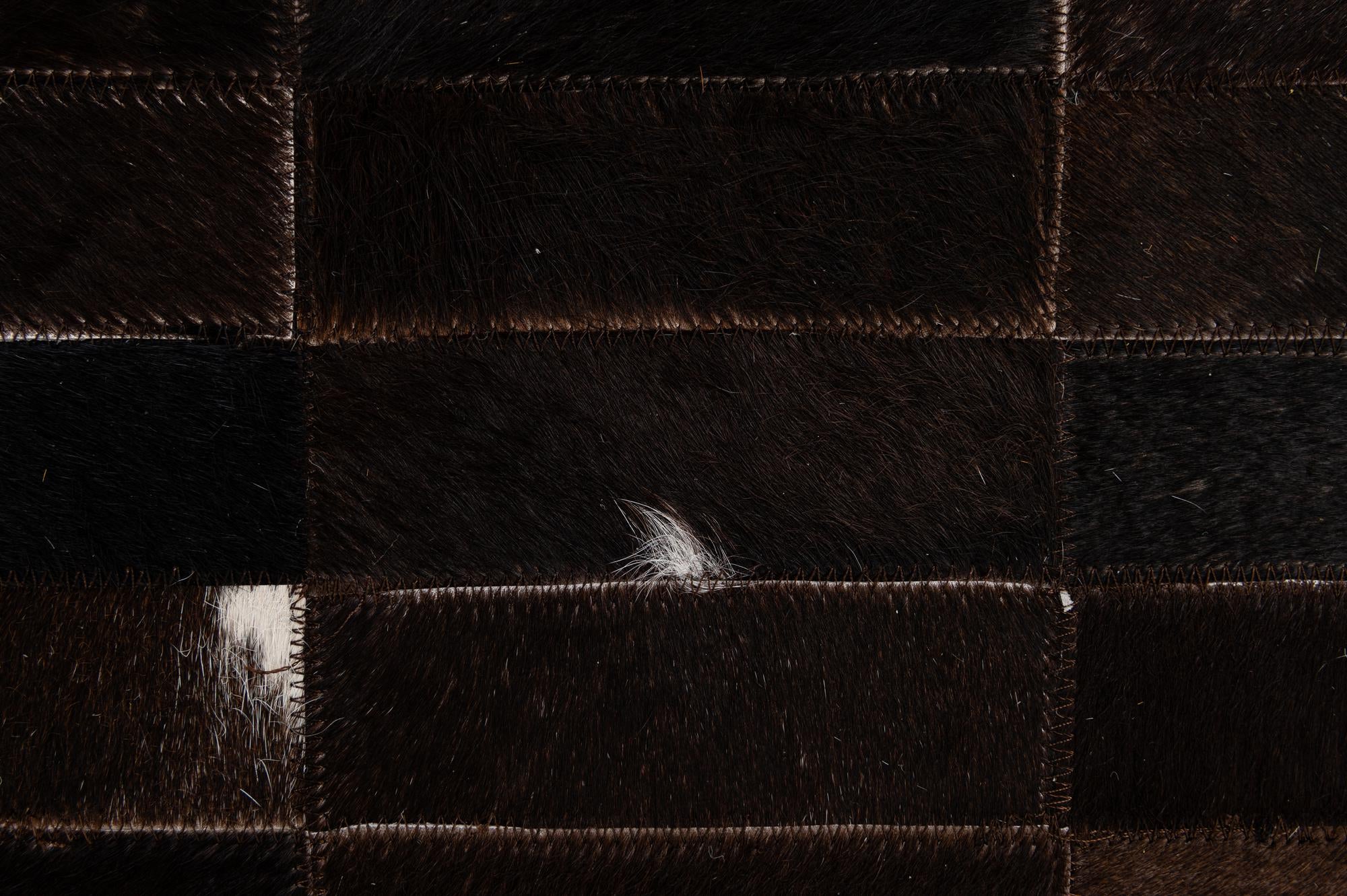 4' 11 x 8' Cowhide - Patchwork Rug