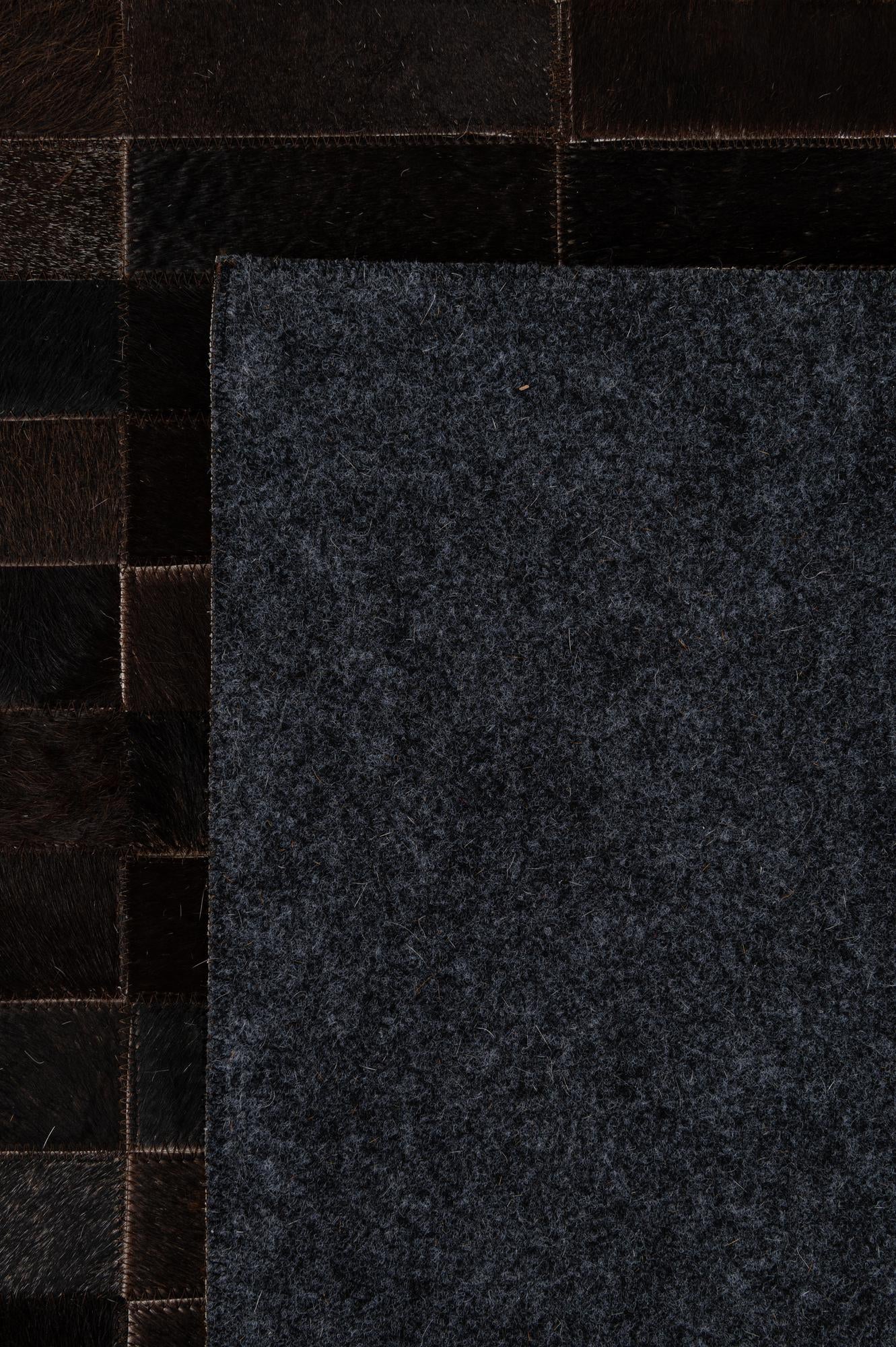 4' 11 x 8' Cowhide - Patchwork Rug