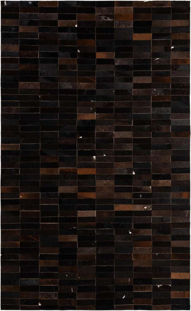 4' 11 x 8' Cowhide - Patchwork Rug