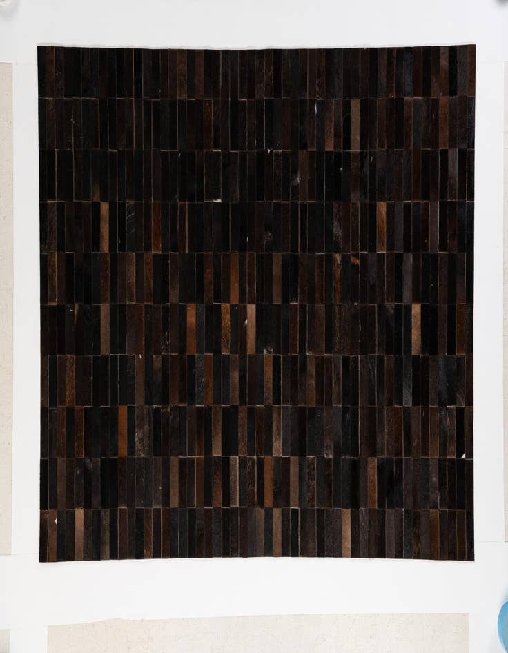 Detail image of 5' x 7' 11 Cowhide - Patchwork Rug