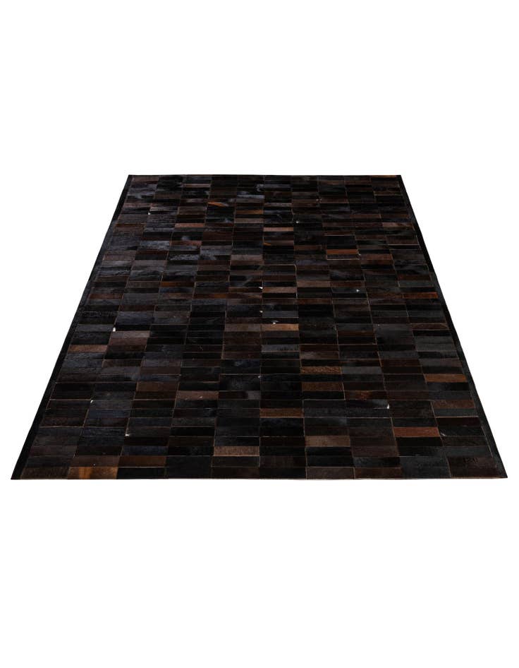 Detail image of 5' 2 x 8' Cowhide - Patchwork Rug