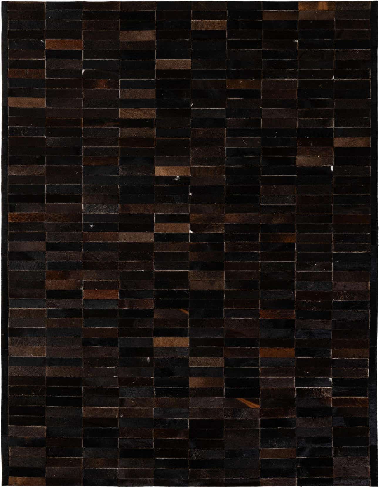 Primary image 5' 2 x 8' Cowhide - Patchwork Rug