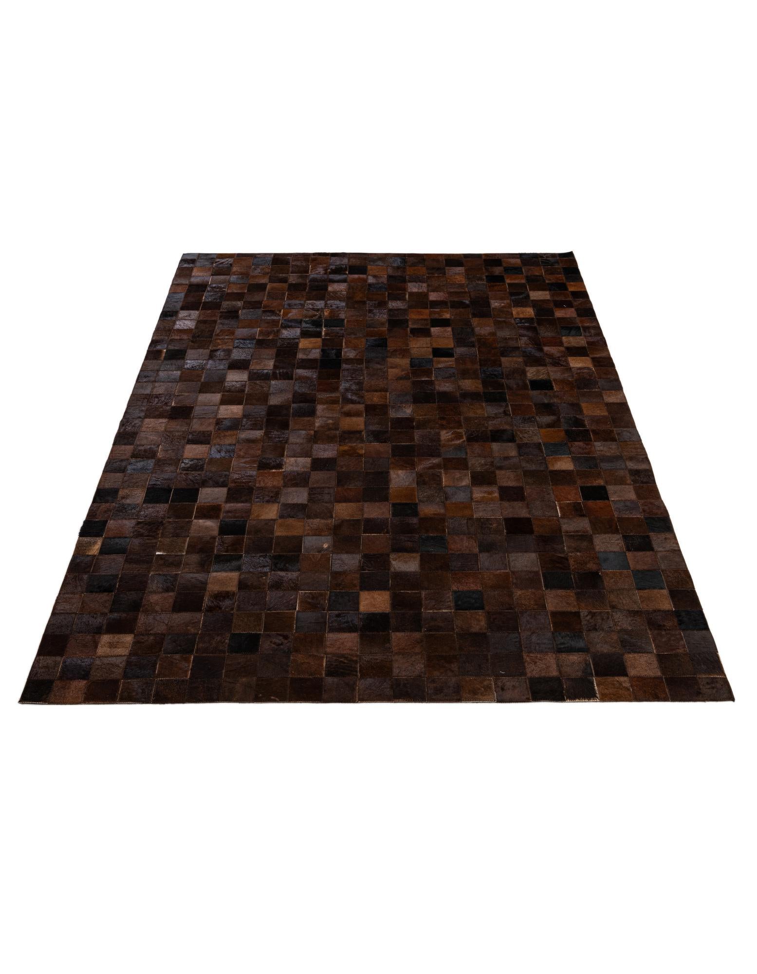 5' 2 x 8' 1 Cowhide - Patchwork Rug