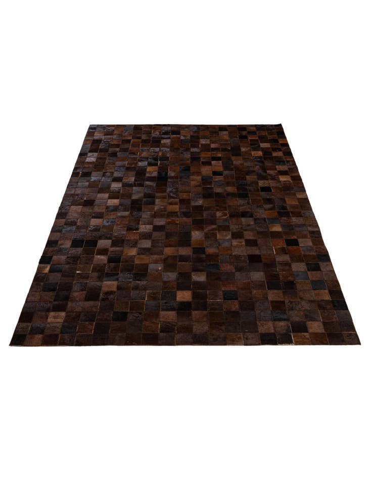 Detail image of 5' 2 x 8' 1 Cowhide - Patchwork Rug