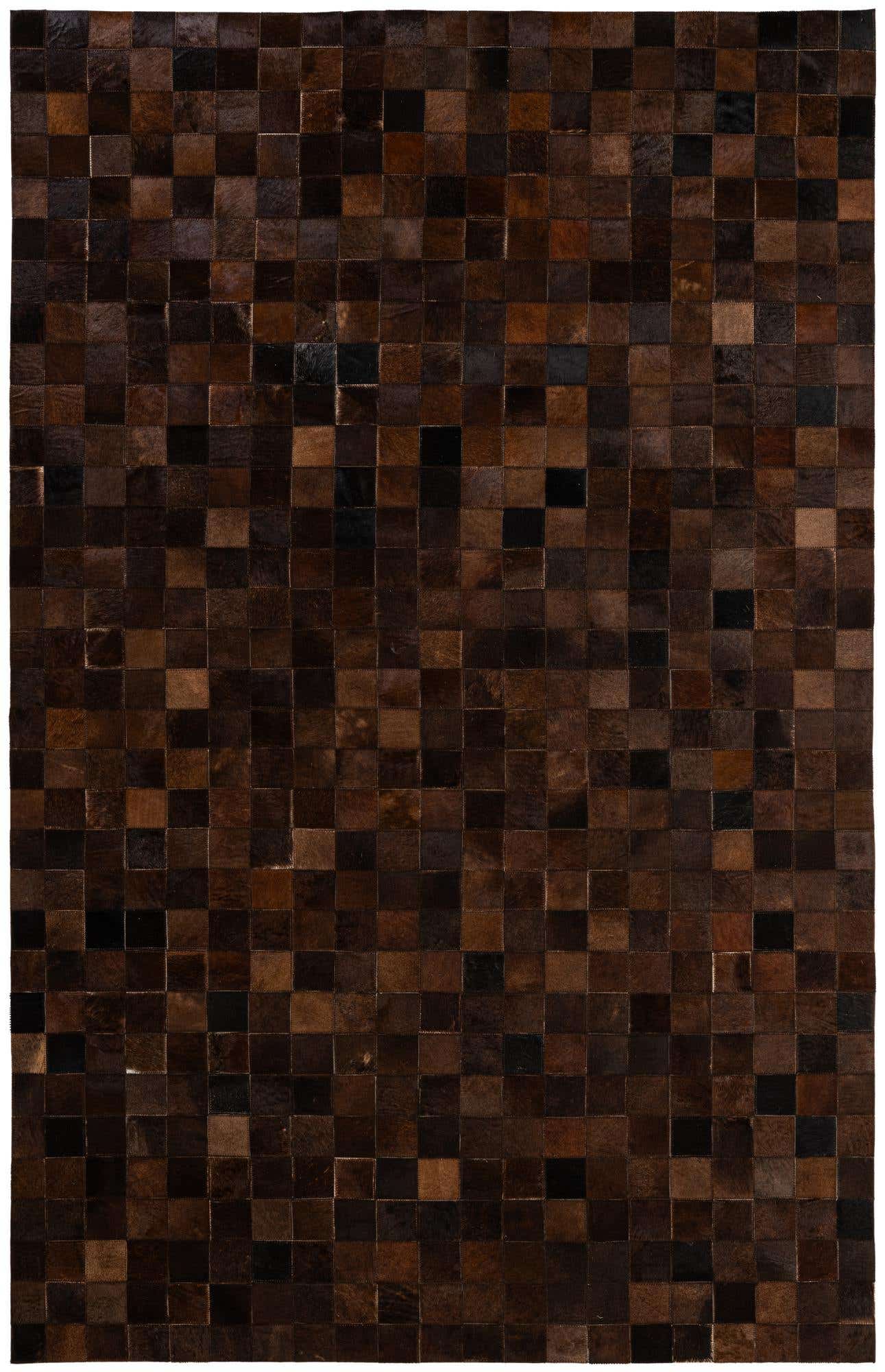 5' 2 x 8' 1 Cowhide - Patchwork Rug