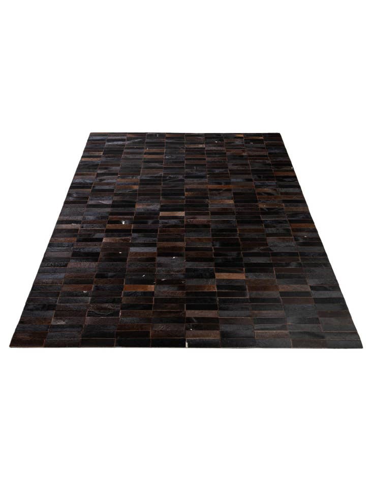 Detail image of 4' 11 x 8' 1 Cowhide - Patchwork Rug