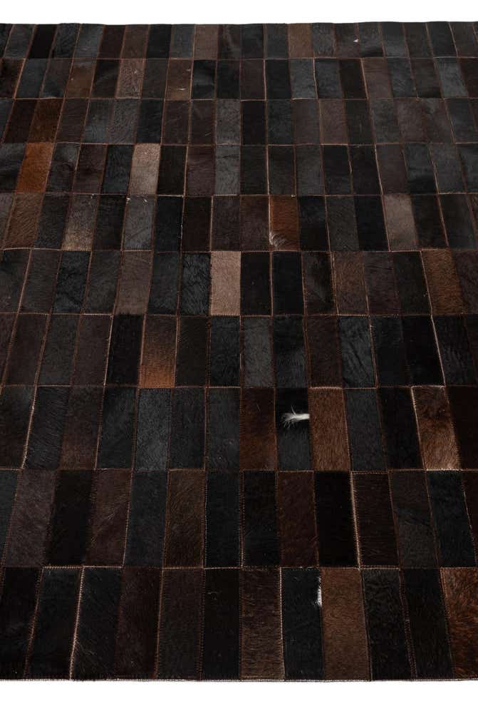 4' 11 x 8' 1 Cowhide - Patchwork Rug