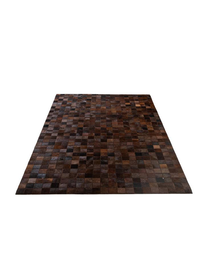 Detail image of 5' 2 x 8' Cowhide - Patchwork Rug