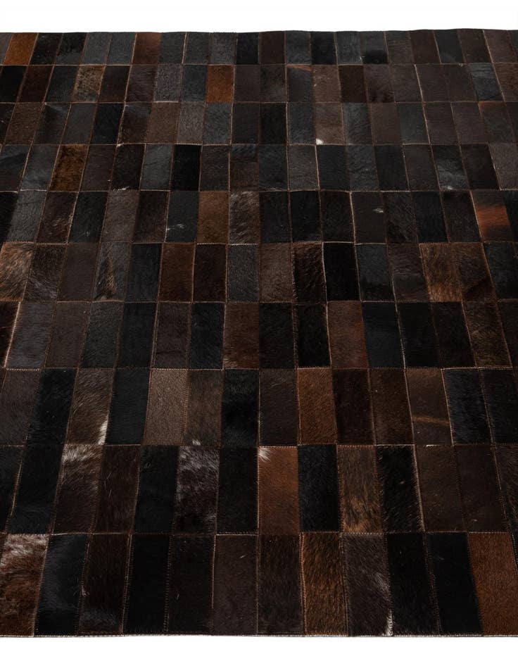 Detail image of 5' x 8' 1 Cowhide - Patchwork Rug